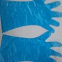  40cm Blue PE Gloves
