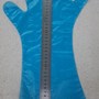  40cm Blue PE Gloves