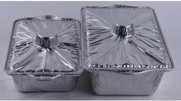 Aluminium Foil Square Pot ECO300